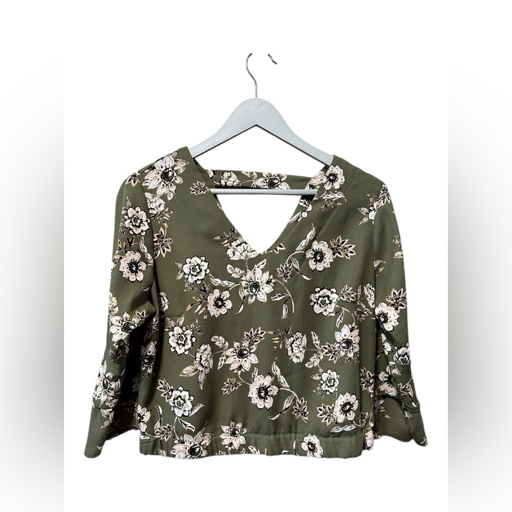 New York Collection Floral Blouse – Size M
